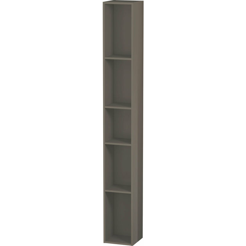 Estantería Duravit L-Cube, anchura 180mm, profundidad 180mm, vertical, 5 compartimentos, color: Laca de color gris franela de alto brillo
Estantería Duravit L-Cube, anchura 180mm, profundidad 180mm, vertical, 5 compartimentos, color: Laca de color gris franela de alto brillo