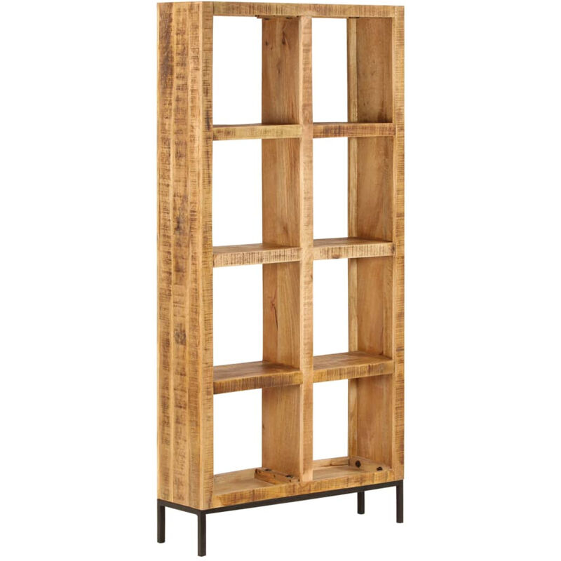 Estanteria madera maciza de mango 80x25x175 cm