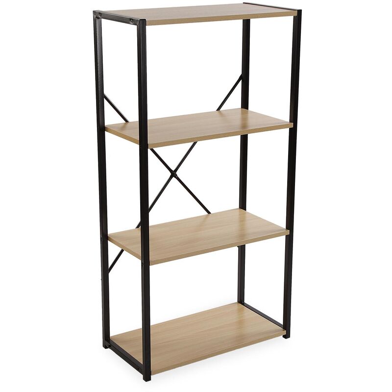 Versa Fier Estantería de Pared de Estilo Industrial Biblioteca, 116x30x60cm - Marrón y negro
Versa Fier Estantería de Pared de Estilo Industrial Biblioteca, 116x30x60cm - Marrón y negro