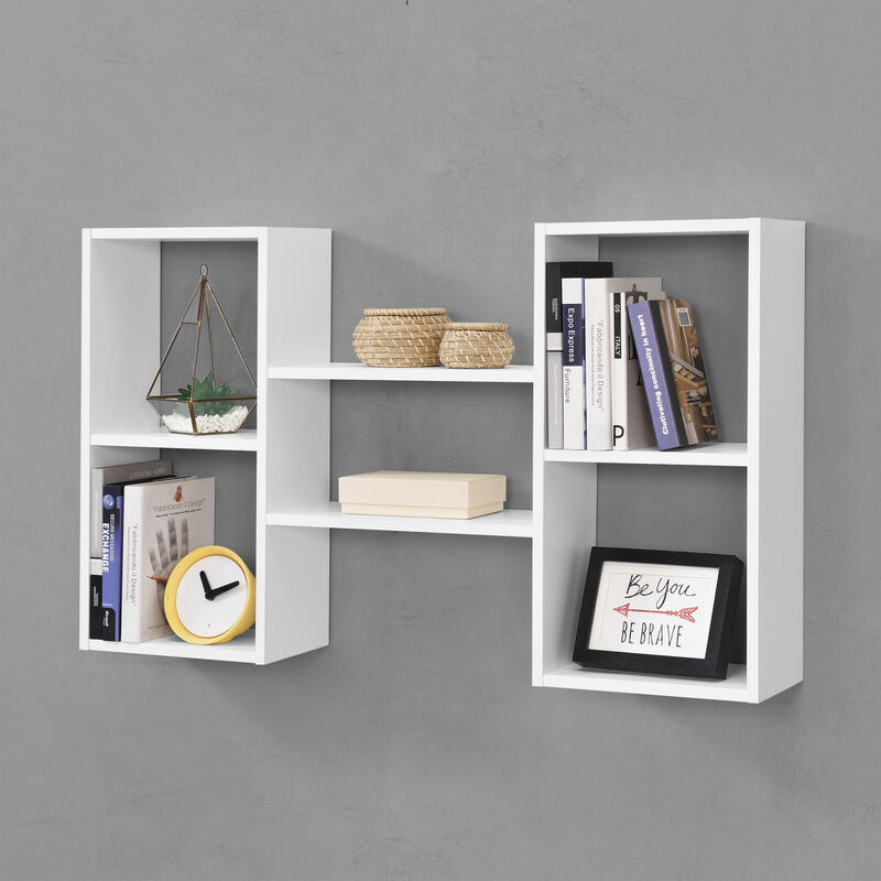 Estantería para Pared Lillesand - 101 x 18 x 60 cm - con 5 Compartimientos de Almacenamiento - Estante Flotante - Decoración de Salón o Dormitorio
Estantería para Pared Lillesand - 101 x 18 x 60 cm - con 5 Compartimientos de Almacenamiento - Estante Flotante - Decoración de Salón o Dormitorio
