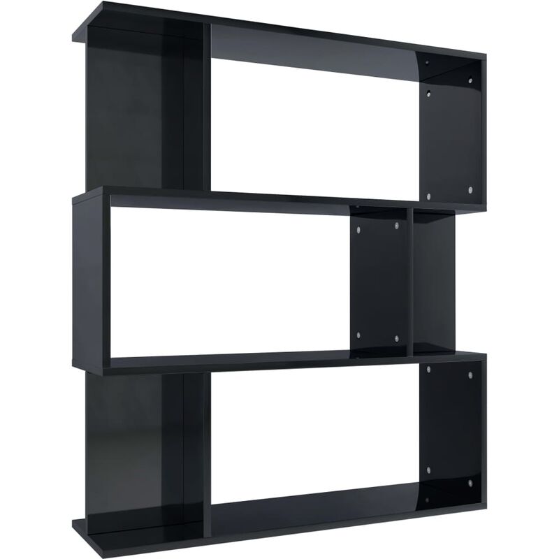 vidaXL Estantería/Separador de Ambientes Aglomerado 80x24x96 cm Negro Brillo - Negro
vidaXL Estantería/Separador de Ambientes Aglomerado 80x24x96 cm Negro Brillo - Negro