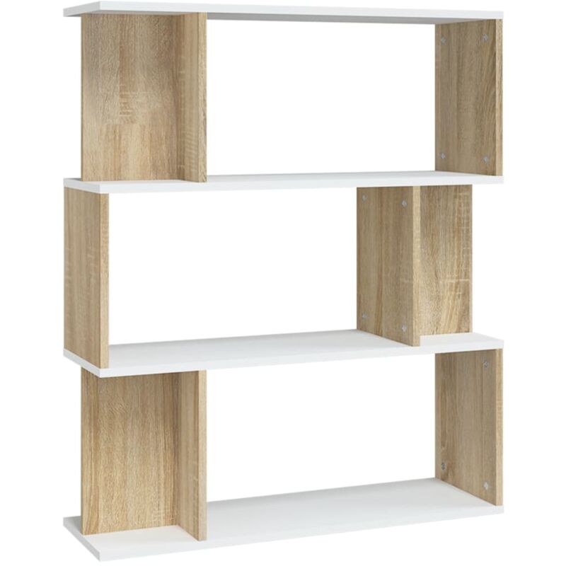 vidaXL Estantería/Separador de Ambientes Aglomerado 80x24x96 cm Blanco y Roble Sonoma - Multicolor
vidaXL Estantería/Separador de Ambientes Aglomerado 80x24x96 cm Blanco y Roble Sonoma - Multicolor