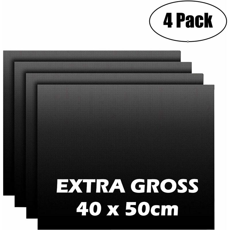 Estera para Parrilla de Barbacoa - 4 Láminas para Cocinar en Horno No Recubiertas de Teflón Hornear con Gas, Carbón Vegetal, Horno y Barbacoas
Estera para Parrilla de Barbacoa - 4 Láminas para Cocinar en Horno No Recubiertas de Teflón Hornear con Gas, Carbón Vegetal, Horno y Barbacoas