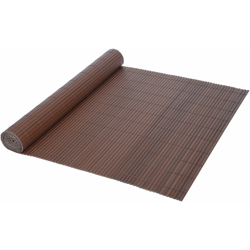 Estera Protectora de Intimidad Cañizo de PVC Doble Cara Para Jardín Balcón Marrón 90 x 400cm GPF3094B - Marrón
Estera Protectora de Intimidad Cañizo de PVC Doble Cara Para Jardín Balcón Marrón 90 x 400cm GPF3094B - Marrón