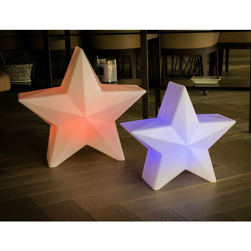 Estrella iluminada exterior 45cm Outdoor Solar+Batería recargable LED/RGB - Moovere
Estrella iluminada exterior 45cm Outdoor Solar+Batería recargable LED/RGB - Moovere