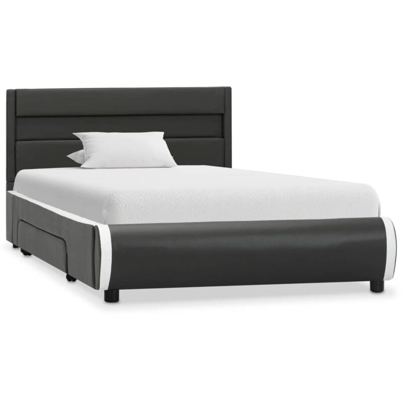 Estructura de Cama con LED Cuero Sintético Gris Antracita 90x200 cm - Gris - Vidaxl
Estructura de Cama con LED Cuero Sintético Gris Antracita 90x200 cm - Gris - Vidaxl