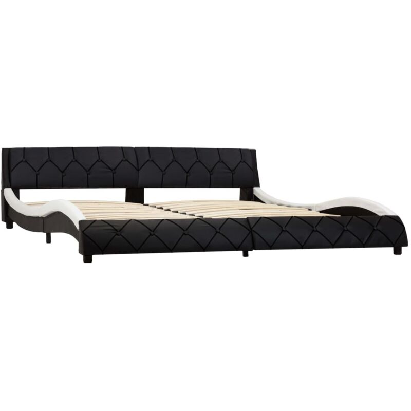 Estructura de Cama de Cuero Sintético Negro y Blanco 180x200 cm - Negro - Vidaxl
Estructura de Cama de Cuero Sintético Negro y Blanco 180x200 cm - Negro - Vidaxl