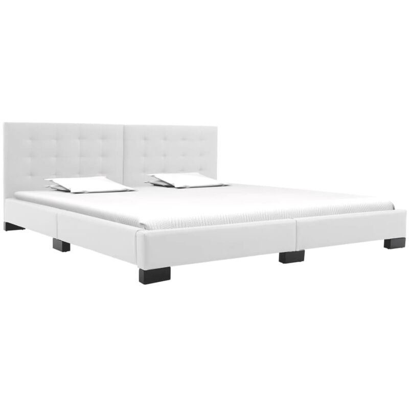 Estructura de Cama de Cuero Sintético Blanco 180x200 cm - Blanco - Vidaxl
Estructura de Cama de Cuero Sintético Blanco 180x200 cm - Blanco - Vidaxl