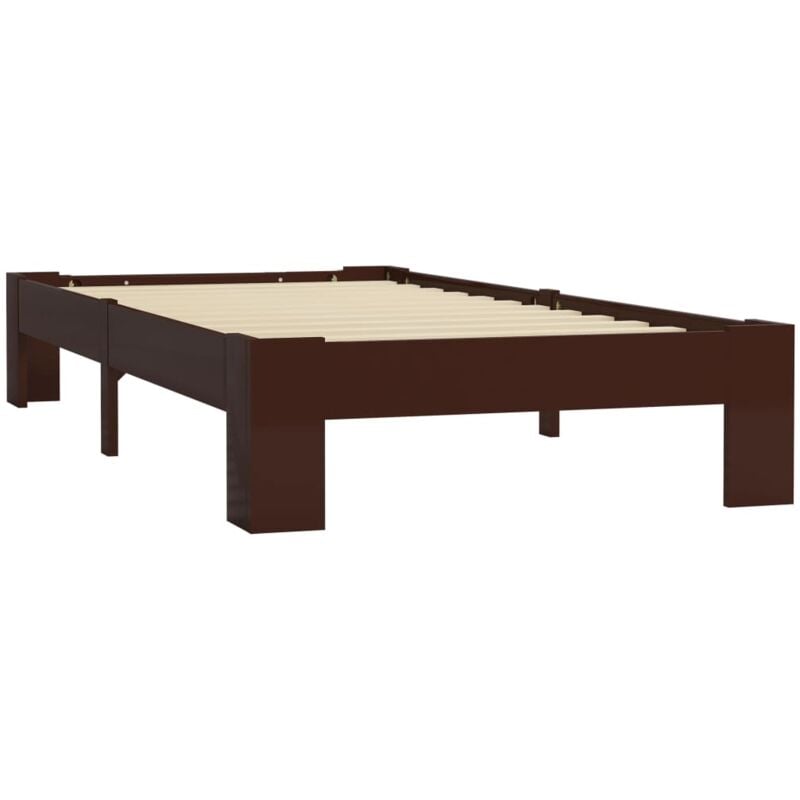 Estructura de Cama de Madera Maciza de Pino Marrón Oscuro 100x200 cm - Marrón - Vidaxl
Estructura de Cama de Madera Maciza de Pino Marrón Oscuro 100x200 cm - Marrón - Vidaxl