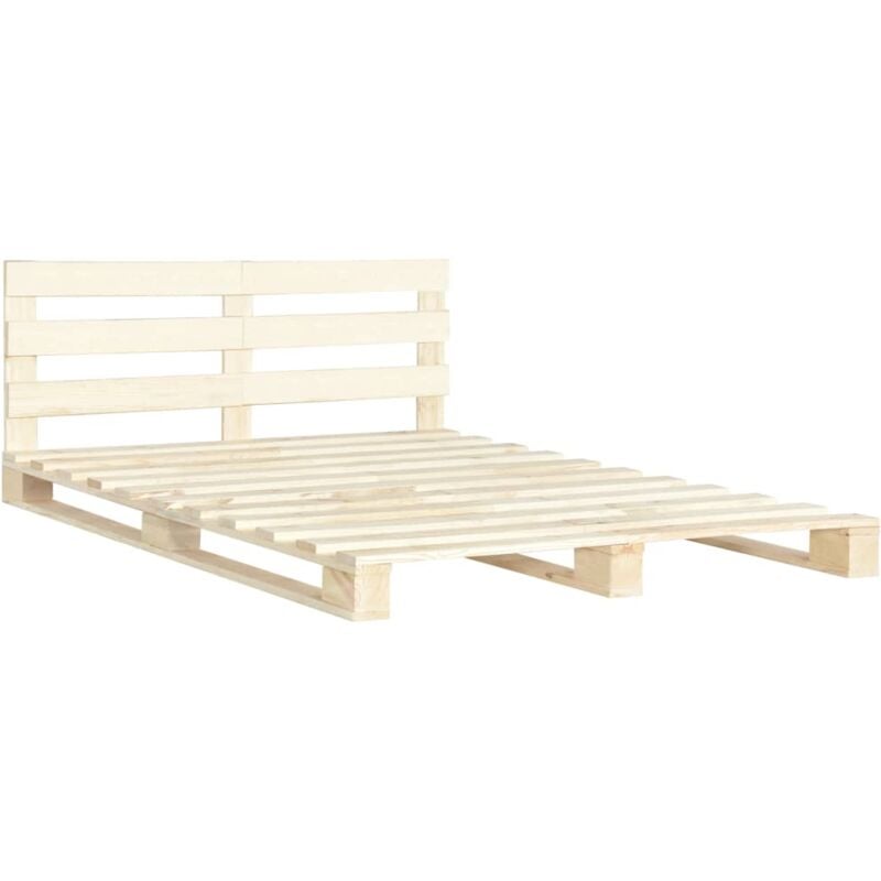 Estructura de Cama de Palés Madera Maciza de Pino Natural 180x200 cm - Marrón - Vidaxl
Estructura de Cama de Palés Madera Maciza de Pino Natural 180x200 cm - Marrón - Vidaxl