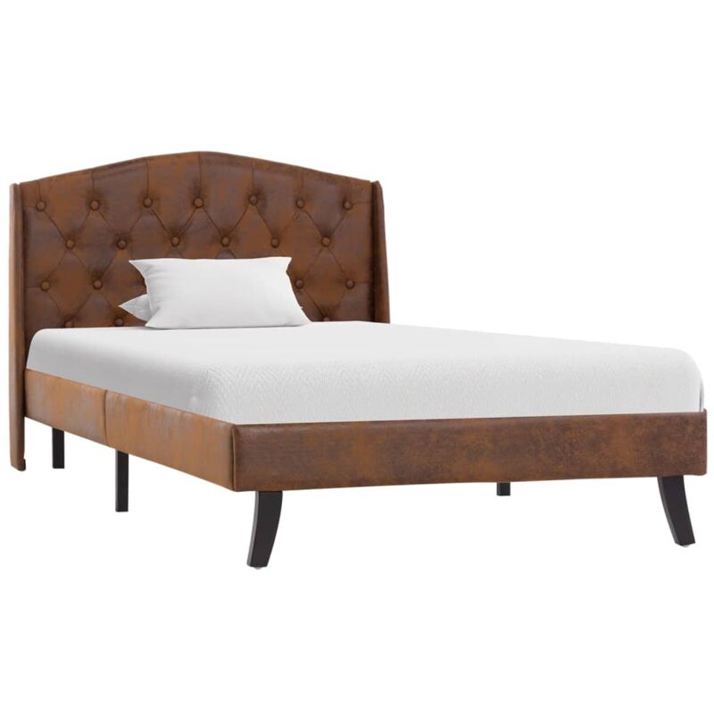 Estructura de Cama de Piel de Ante Artificial Marrón 100x200 cm - Marrón - Vidaxl
Estructura de Cama de Piel de Ante Artificial Marrón 100x200 cm - Marrón - Vidaxl