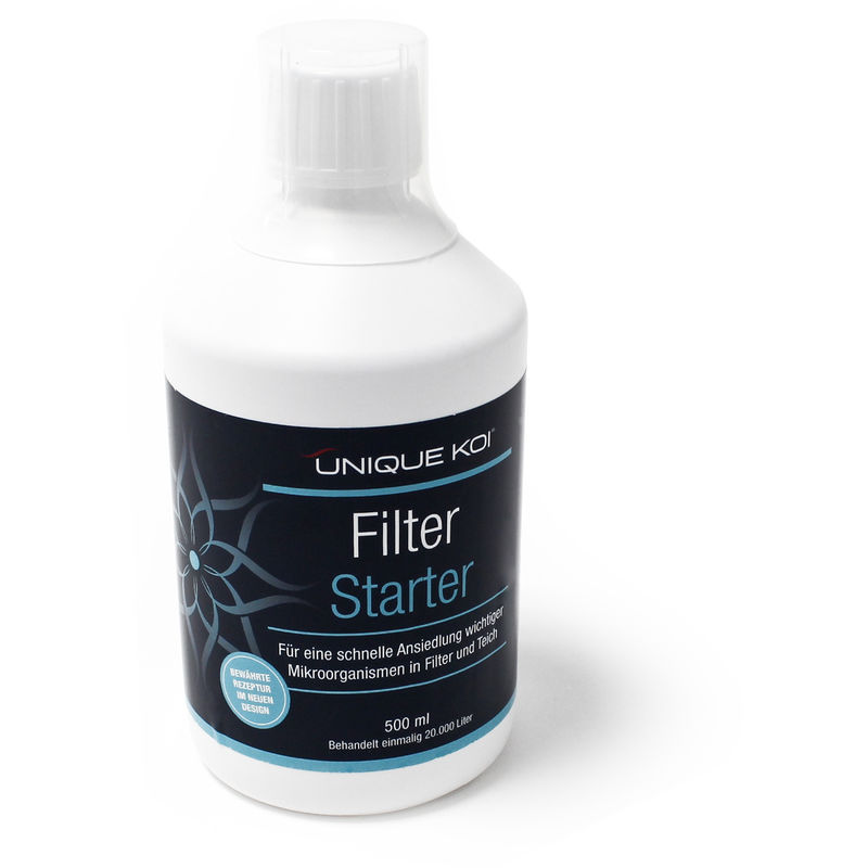 Unique Koi Iniciador de filtro 500 ml bacterias filtrantes 20000L tratamiento estanque biostarter
Unique Koi Iniciador de filtro 500 ml bacterias filtrantes 20000L tratamiento estanque biostarter