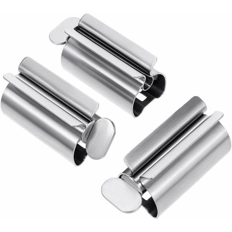 Exprimidor de tubo de exprimidor de pasta de dientes de 3 piezas Exprimidor de tubo de acero inoxidable Soporte de asiento de pasta de dientes
Exprimidor de tubo de exprimidor de pasta de dientes de 3 piezas Exprimidor de tubo de acero inoxidable Soporte de asiento de pasta de dientes
