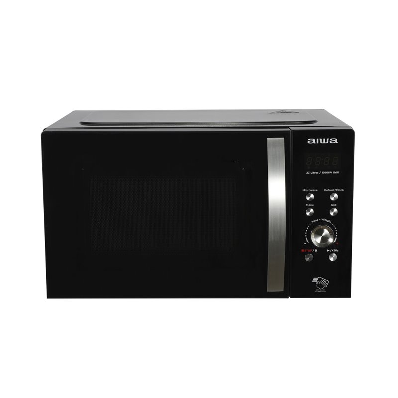 Horno Microondas Con Grill Color Negro AIWA MW230DGBK