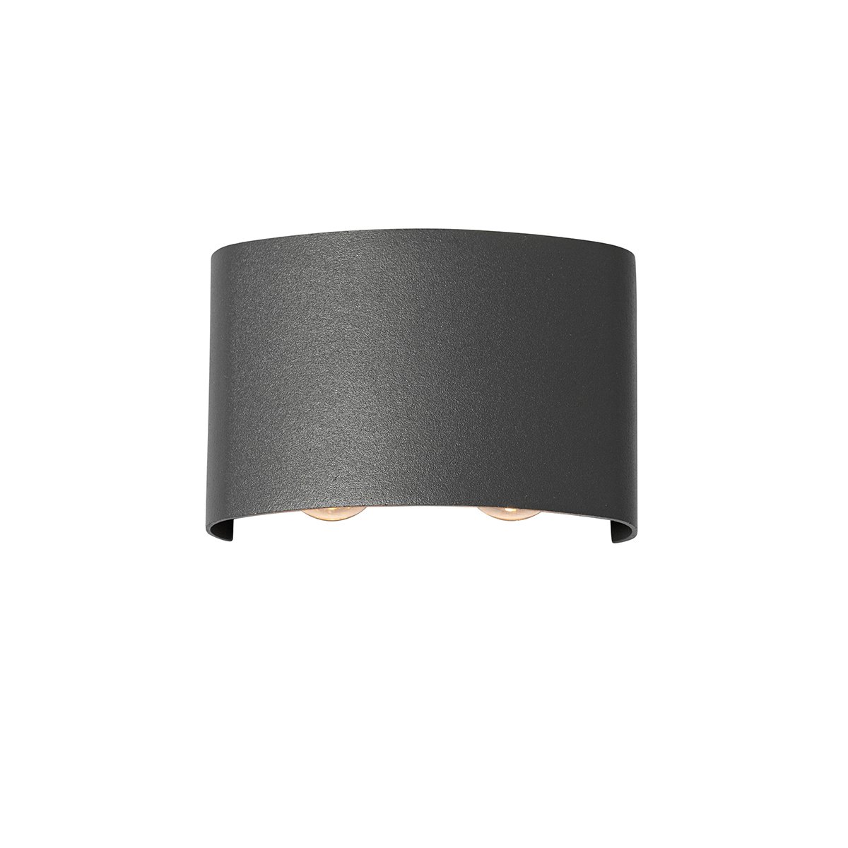 Outdoor Wall Light Dark Grey Incl LED 4 Light IP54 Silly