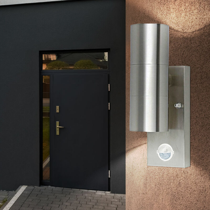 Fachadas de luminarias para exteriores ARRIBA ABAJO proyectores lámpara de pared con sensor de terraza en un juego que incluye bombillas LED 103200
Fachadas de luminarias para exteriores ARRIBA ABAJO proyectores lámpara de pared con sensor de terraza en un juego que incluye bombillas LED 103200