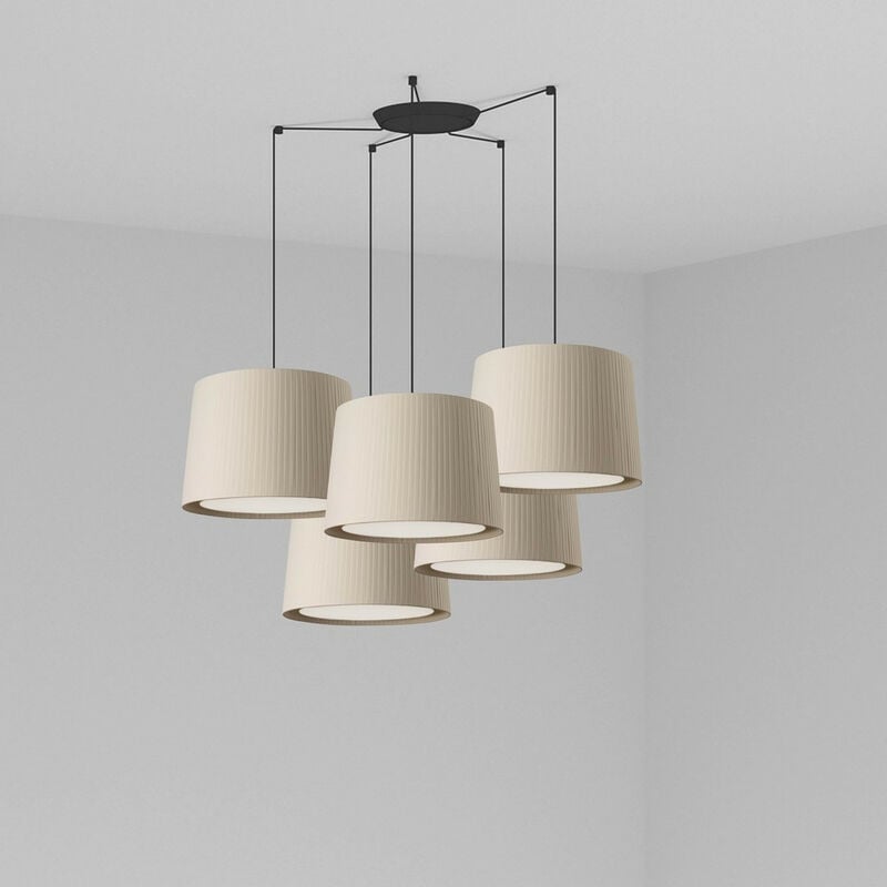 Faro Lighting - Faro SAMBA - Gota de racimo triple cilíndrico beige claro, E27
Faro Lighting - Faro SAMBA - Gota de racimo triple cilíndrico beige claro, E27