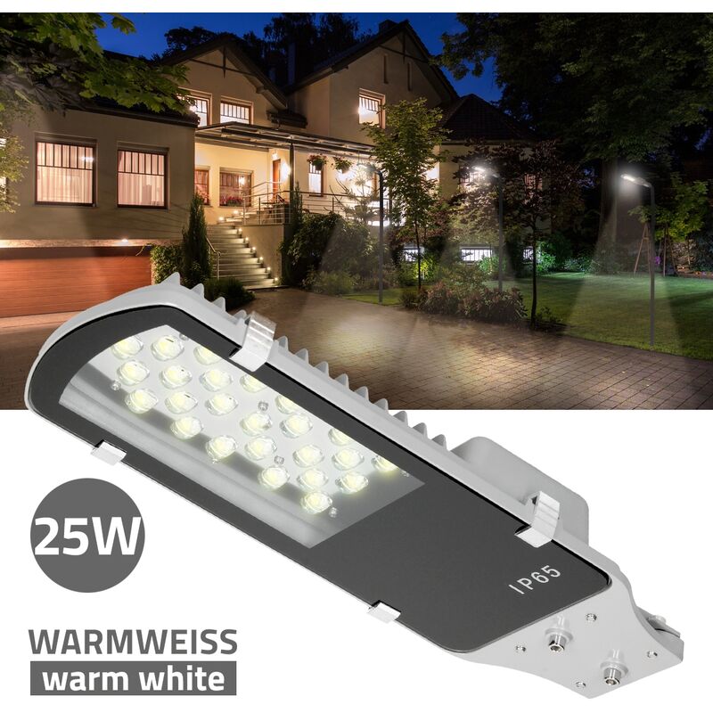 Farola LED alumbrado publico lampara iluminación de patio 24W luz blanco cálido
Farola LED alumbrado publico lampara iluminación de patio 24W luz blanco cálido