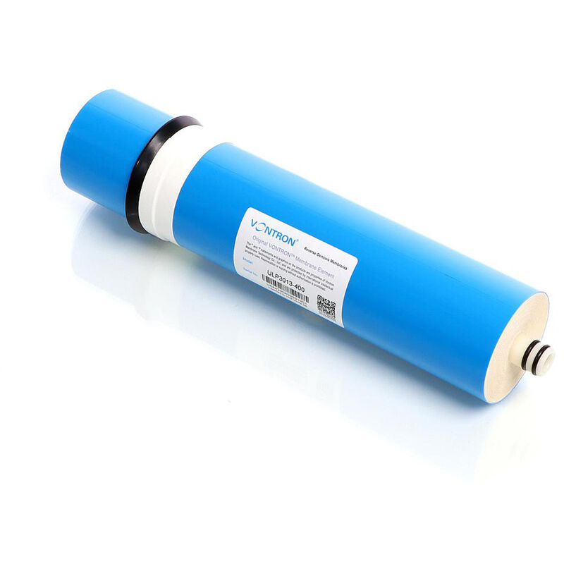 Membrana RO VONTRON 400G 1500l/día 400GPD Equipo de ósmosis inversa Ø74mm Filtro de agua Tratamiento
Membrana RO VONTRON 400G 1500l/día 400GPD Equipo de ósmosis inversa Ø74mm Filtro de agua Tratamiento