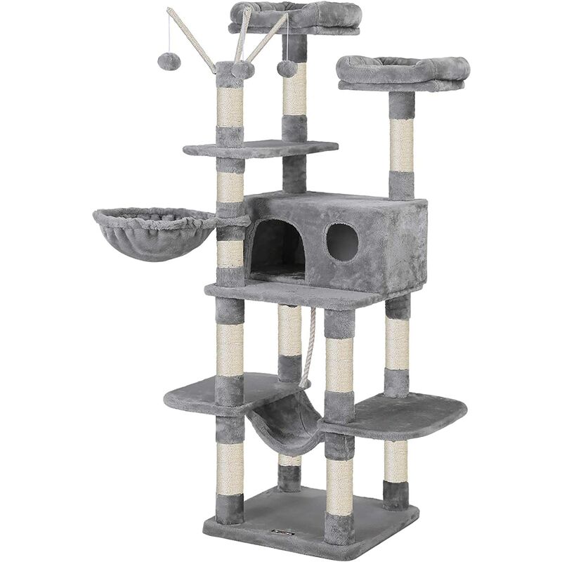 FEANDREA Árbol para Gatos, XXL, 164 cm, Gris Claro por SONGMICS PCT087W01 - Gris Claro
FEANDREA Árbol para Gatos, XXL, 164 cm, Gris Claro por SONGMICS PCT087W01 - Gris Claro