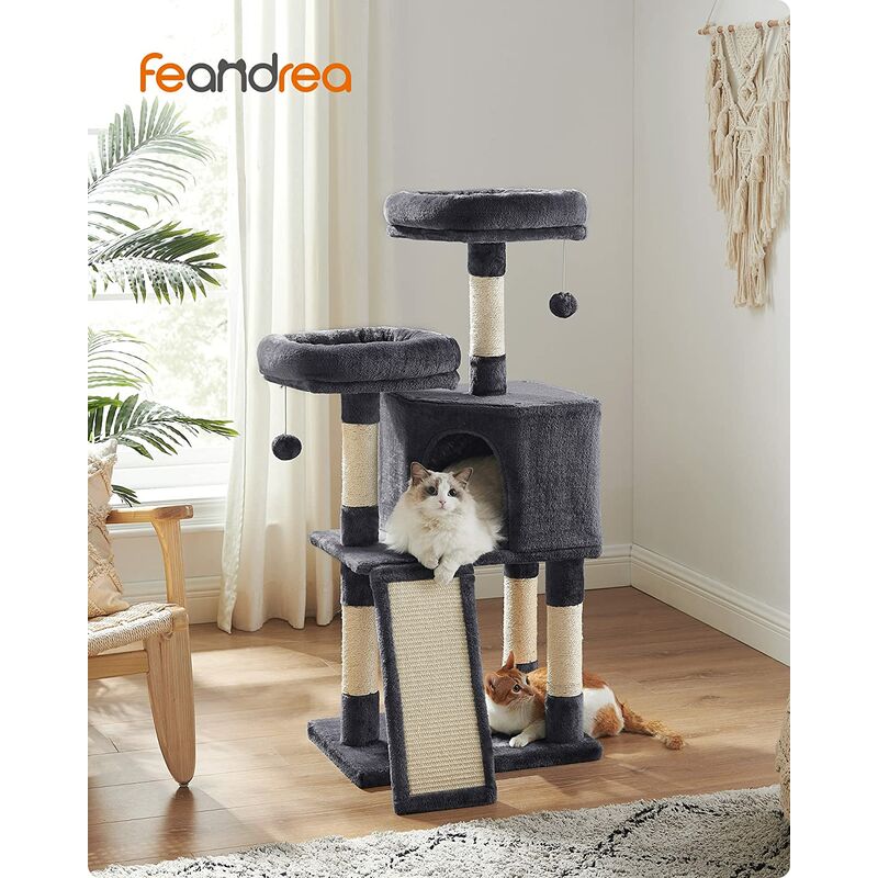 FEANDREA Árbol de gatos, Torre para gatos, 115 cm, Gris Ahumado por SONGMICS PCT141G01 - Gris Ahumado
FEANDREA Árbol de gatos, Torre para gatos, 115 cm, Gris Ahumado por SONGMICS PCT141G01 - Gris Ahumado