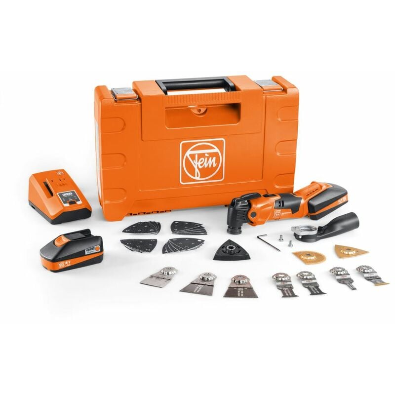 MultiMaster AMM a batería 18 V 500 Plus Herramienta multifunción superior | 2 baterías de 3,0 Ah - Fein
MultiMaster AMM a batería 18 V 500 Plus Herramienta multifunción superior | 2 baterías de 3,0 Ah - Fein