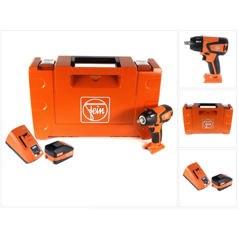 FEIN ASCD 18-300 W2 Select Llave de impacto a batería 18V en maletín de transporte + 1x Batería 6,0 Ah + Cargador ALG 80
FEIN ASCD 18-300 W2 Select Llave de impacto a batería 18V en maletín de transporte + 1x Batería 6,0 Ah + Cargador ALG 80