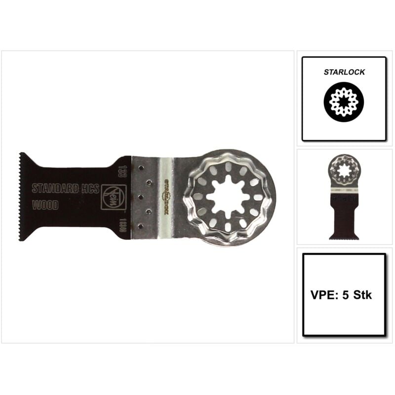 Hoja de sierra E-Cut de precisión Starlock 50 x 35 mm / HCS - 5 unidades ( 63502133230 ) - Fein
Hoja de sierra E-Cut de precisión Starlock 50 x 35 mm / HCS - 5 unidades ( 63502133230 ) - Fein