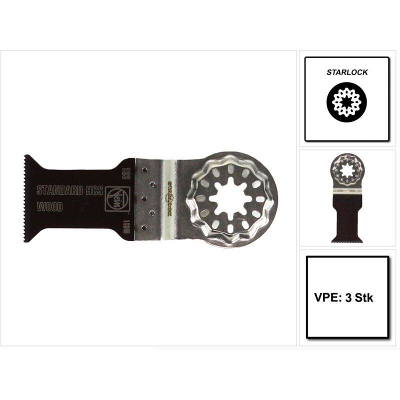 Hoja de sierra E-Cut de precisión Starlock 50 x 35 mm / HCS - 3 unidades ( 63502133220 ) - Fein
Hoja de sierra E-Cut de precisión Starlock 50 x 35 mm / HCS - 3 unidades ( 63502133220 ) - Fein