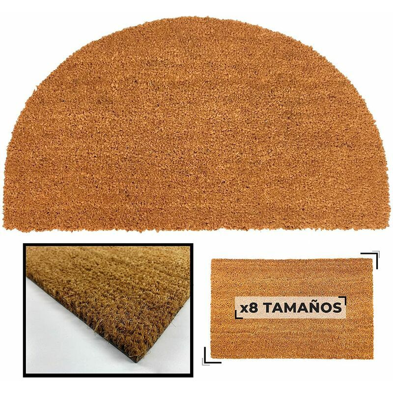 Felpudo Coco Natural Entrada A Casa 40X70Cm Semiluna, Felpudo De Coco Antideslizante Para Interior O Exterior, Fabricado De Alta Calidad
Felpudo Coco Natural Entrada A Casa 40X70Cm Semiluna, Felpudo De Coco Antideslizante Para Interior O Exterior, Fabricado De Alta Calidad