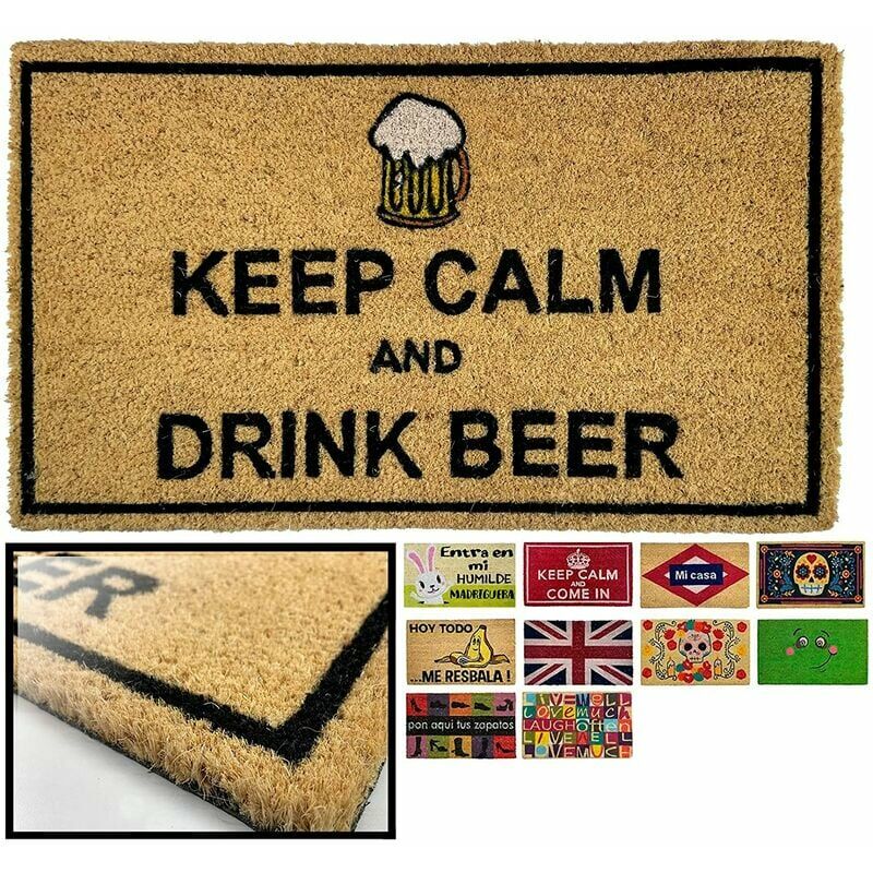 Luca Home - FELPUDO COCO NATURAL BEER 40X70CM ENTRADA CASA, FELPUDO DIVERTIDO Y GRACIOSO, FELPUDO DE COCO ANTIDESLIZANTE PARA INTERIOR O EXTERIOR
Luca Home - FELPUDO COCO NATURAL BEER 40X70CM ENTRADA CASA, FELPUDO DIVERTIDO Y GRACIOSO, FELPUDO DE COCO ANTIDESLIZANTE PARA INTERIOR O EXTERIOR