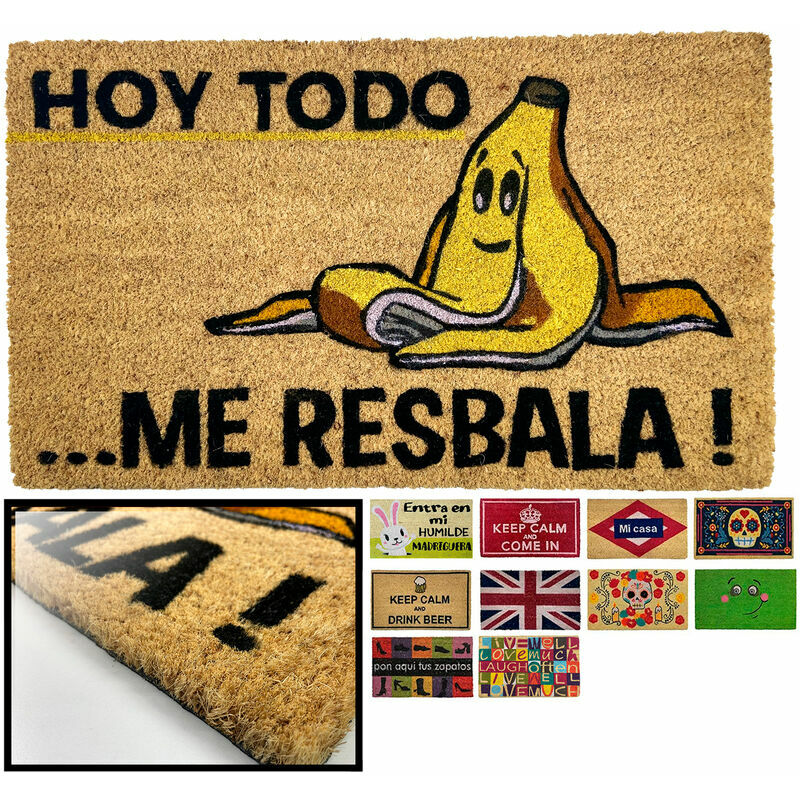 Luca Home - FELPUDO COCO NATURAL TODO ME RESBALA 40X70CM ENTRADA CASA, FELPUDO DIVERTIDO Y GRACIOSO, FELPUDO DE COCO ANTIDESLIZANTE PARA INTERIOR O
Luca Home - FELPUDO COCO NATURAL TODO ME RESBALA 40X70CM ENTRADA CASA, FELPUDO DIVERTIDO Y GRACIOSO, FELPUDO DE COCO ANTIDESLIZANTE PARA INTERIOR O