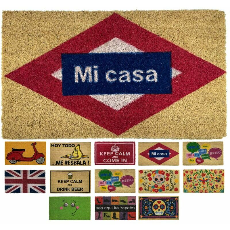 Luca Home - FELPUDO COCO NATURAL MI CASA 40X70CM ENTRADA CASA, FELPUDO DIVERTIDO Y GRACIOSO, FELPUDO DE COCO ANTIDESLIZANTE PARA INTERIOR O EXTERIOR
Luca Home - FELPUDO COCO NATURAL MI CASA 40X70CM ENTRADA CASA, FELPUDO DIVERTIDO Y GRACIOSO, FELPUDO DE COCO ANTIDESLIZANTE PARA INTERIOR O EXTERIOR