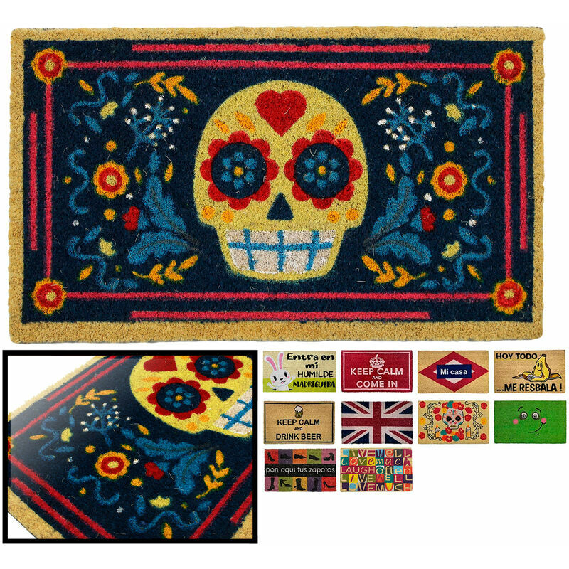 Felpudo Coco Natural Calavera Corazon 40X70Cm Entrada Casa, Felpudo Divertido Y Gracioso, Felpudo De Coco Antideslizante Para Interior O Exterior
Felpudo Coco Natural Calavera Corazon 40X70Cm Entrada Casa, Felpudo Divertido Y Gracioso, Felpudo De Coco Antideslizante Para Interior O Exterior