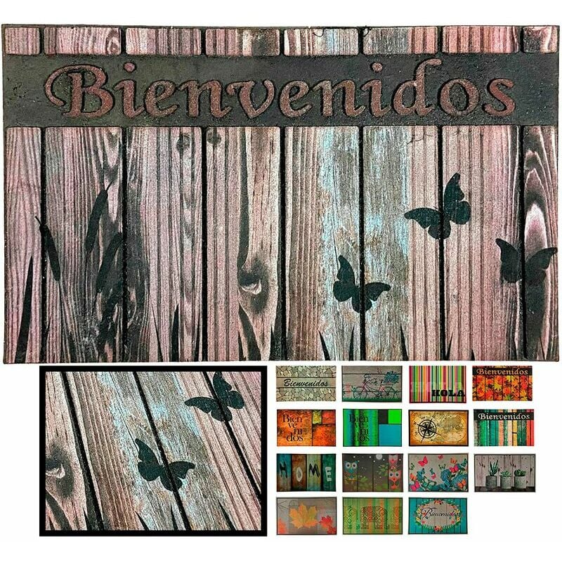 Luca Home - FELPUDO GOMA FLOCADA ARIZONA ENTRADA CASA 40X70CM MARIPOSAS, FELPUDO DE FÁCIL LIMPIEZA Y MUY ABSORBENTE, FELPUDO ALCOLCHADO Y
Luca Home - FELPUDO GOMA FLOCADA ARIZONA ENTRADA CASA 40X70CM MARIPOSAS, FELPUDO DE FÁCIL LIMPIEZA Y MUY ABSORBENTE, FELPUDO ALCOLCHADO Y