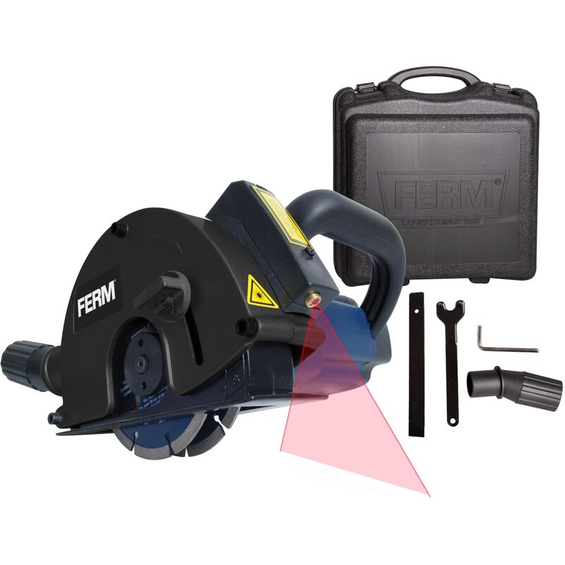 Rozadora 1700W - 125mm - Láser - Incl. 2 hojas diamantadas y adaptador de la aspiradora - Ferm
Rozadora 1700W - 125mm - Láser - Incl. 2 hojas diamantadas y adaptador de la aspiradora - Ferm