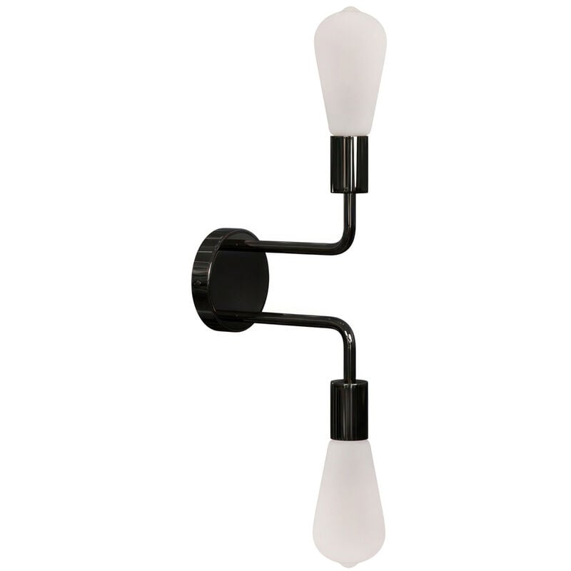 Creative Cables - Fermaluce Metal, lámpara de paredcon dos tubos de extensión | Con bombilla - Negro perla - Negro perla
Creative Cables - Fermaluce Metal, lámpara de paredcon dos tubos de extensión | Con bombilla - Negro perla - Negro perla