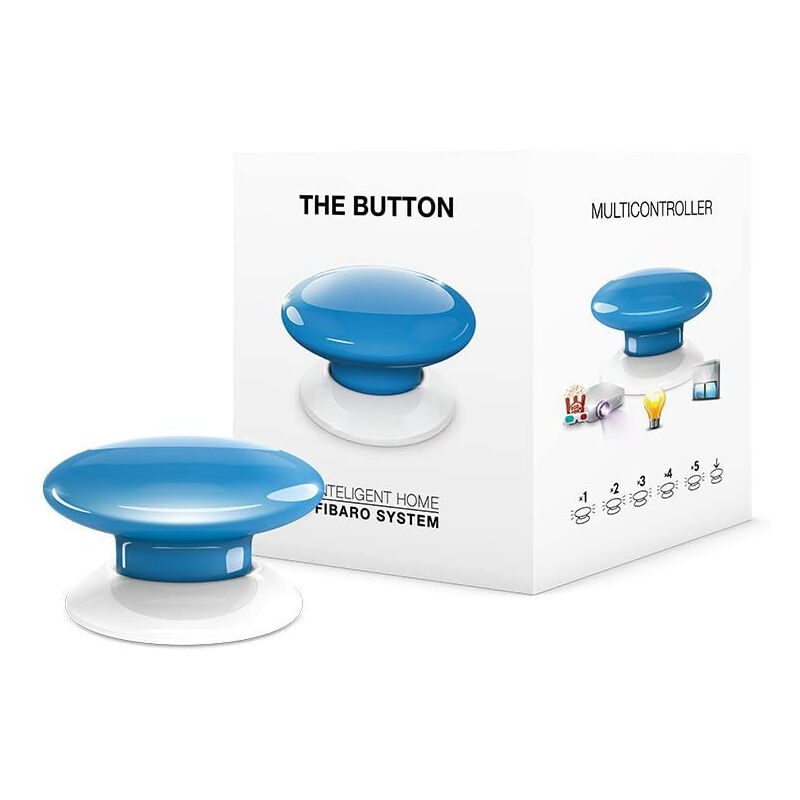 FGPB-101-6 botón para control de sirenas, alarmas y escenas configurables en hogares inteligentes, Color Azul - Fibaro
FGPB-101-6 botón para control de sirenas, alarmas y escenas configurables en hogares inteligentes, Color Azul - Fibaro