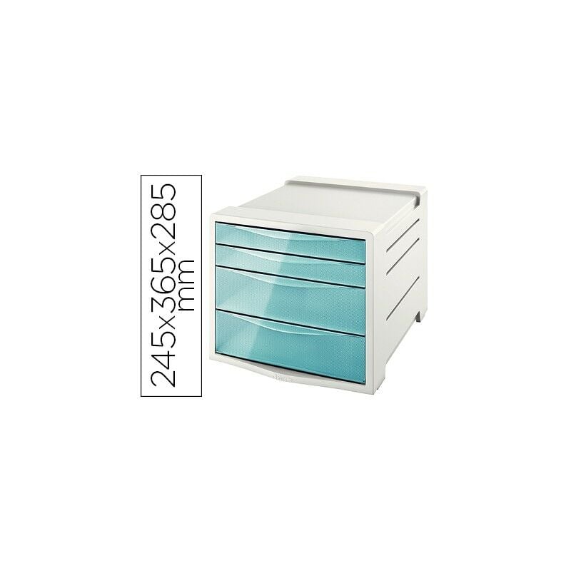 Esselte - buc de 4 cajones 2 peque mas 2 grandes colourice 245x365x285 mm azul gris
Esselte - buc de 4 cajones 2 peque mas 2 grandes colourice 245x365x285 mm azul gris