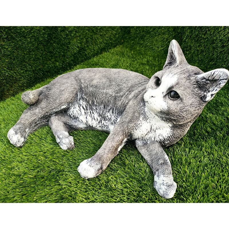 Anaparra - Figura Gato tumbado Americano de hormigón-piedra para exterior 42x29x19cm. Blanco-Gris
Anaparra - Figura Gato tumbado Americano de hormigón-piedra para exterior 42x29x19cm. Blanco-Gris