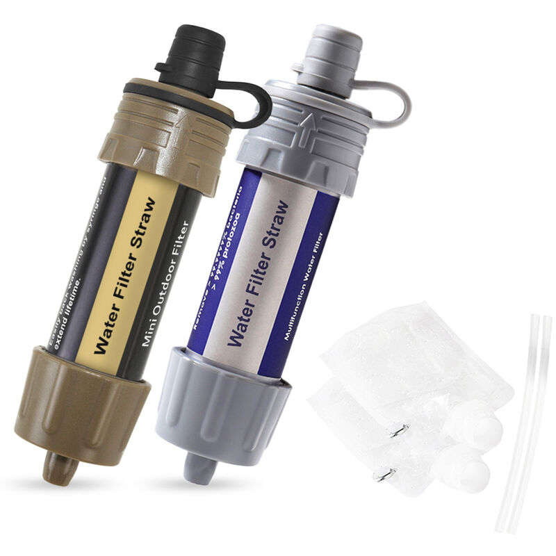 Filtro de agua al aire libre, purificador de agua con sistema de filtracion de agua de paja,Verde militar y gris
Filtro de agua al aire libre, purificador de agua con sistema de filtracion de agua de paja,Verde militar y gris