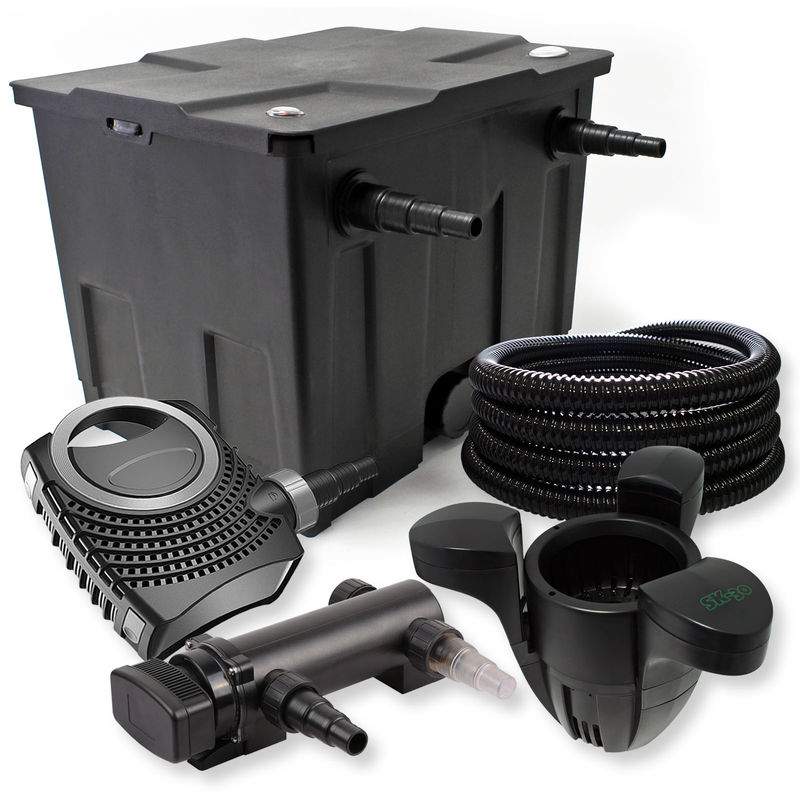 Wiltec - Filtro set estanque 12000l 18W UVC Clarificador NEO8000 Bomba Tubo Skimmer jardin
Wiltec - Filtro set estanque 12000l 18W UVC Clarificador NEO8000 Bomba Tubo Skimmer jardin