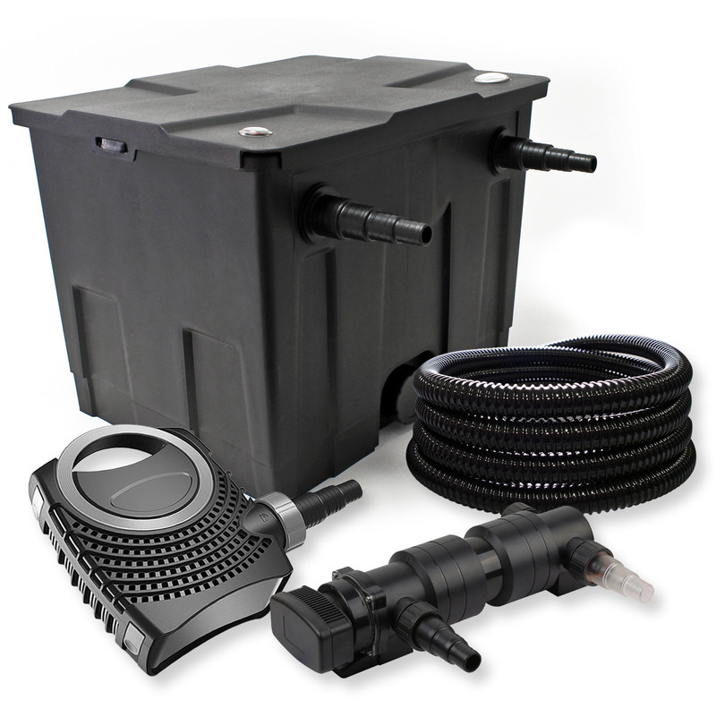 Wiltec - Filtro set estanque 12000l 24W UVC Clarificador NEO8000 70W Bomba Tubo jardin
Wiltec - Filtro set estanque 12000l 24W UVC Clarificador NEO8000 70W Bomba Tubo jardin