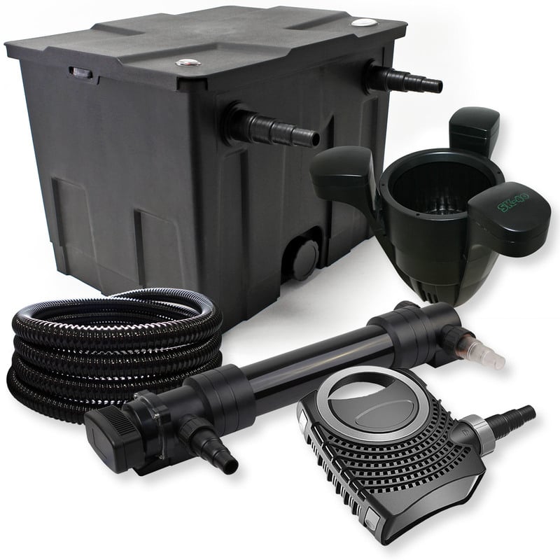 Wiltec - Filtro set estanque 12000l 36W UVC Clarificador NEO10000 80W Bomba Tubo Skimmer jardin
Wiltec - Filtro set estanque 12000l 36W UVC Clarificador NEO10000 80W Bomba Tubo Skimmer jardin