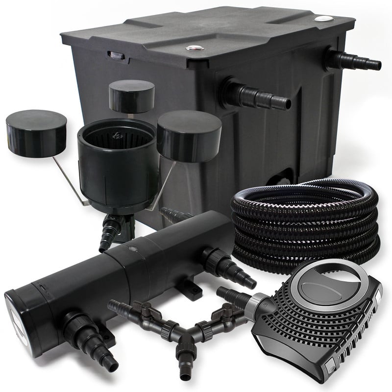 Filtro Set para 12000l Estanque 18W Clarificador NEO8000 70W Bomba 25m Tubo Skimmer CSP250
Filtro Set para 12000l Estanque 18W Clarificador NEO8000 70W Bomba 25m Tubo Skimmer CSP250