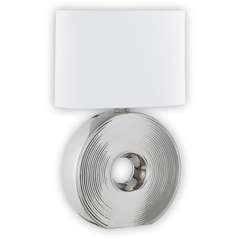Fischer & Honsel Lámpara de mesa (1 bombilla E27, máx. 40 W, 53 cm), color plateado y blanco - argent
Fischer & Honsel Lámpara de mesa (1 bombilla E27, máx. 40 W, 53 cm), color plateado y blanco - argent