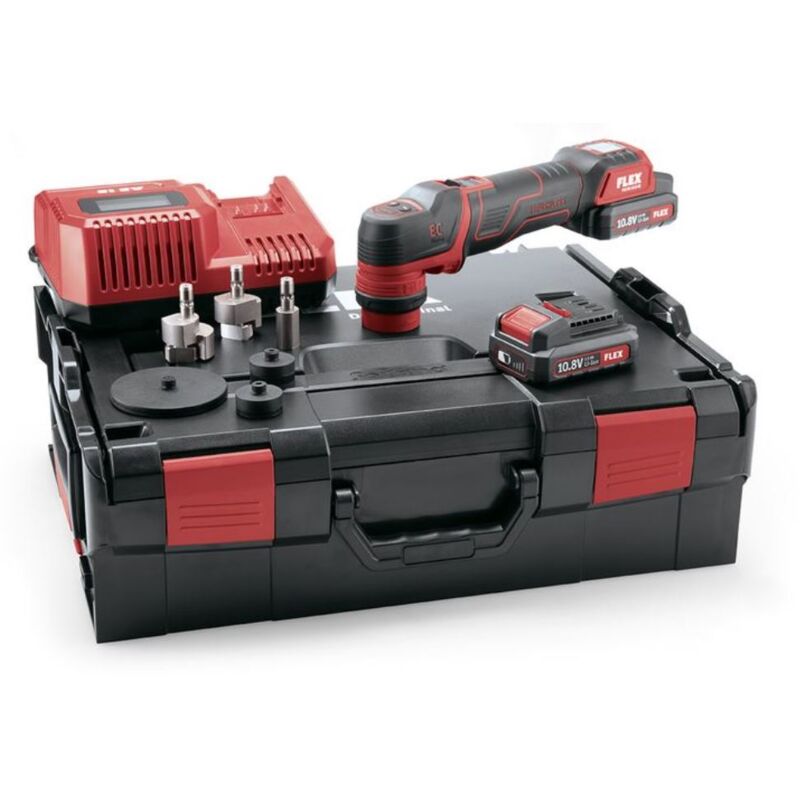 Pulidora a batería 10.8V PXE 80 10.8-EC / 2.5 Set | 2x baterías de 2,5 Ah en maletín - Flex
Pulidora a batería 10.8V PXE 80 10.8-EC / 2.5 Set | 2x baterías de 2,5 Ah en maletín - Flex