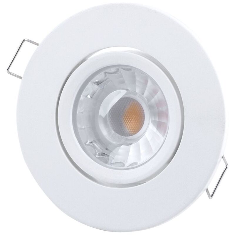 Foco de techo LED encastrable, giratorio, plafón empotrable para salón LED, en blanco, LED 4.5W 320lm blanco cálido, Pr. X Al. 8,5x4,6 cm
Foco de techo LED encastrable, giratorio, plafón empotrable para salón LED, en blanco, LED 4.5W 320lm blanco cálido, Pr. X Al. 8,5x4,6 cm