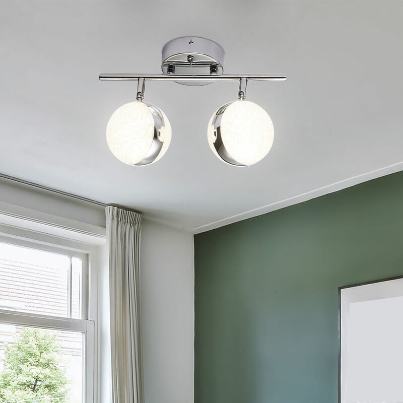Foco de techo LED, lámpara de techo giratoria, esferas, foco de luz de techo, 2 llamas, cristales cromados transparentes, 1900ml 20W 4000K, L x W x H
Foco de techo LED, lámpara de techo giratoria, esferas, foco de luz de techo, 2 llamas, cristales cromados transparentes, 1900ml 20W 4000K, L x W x H