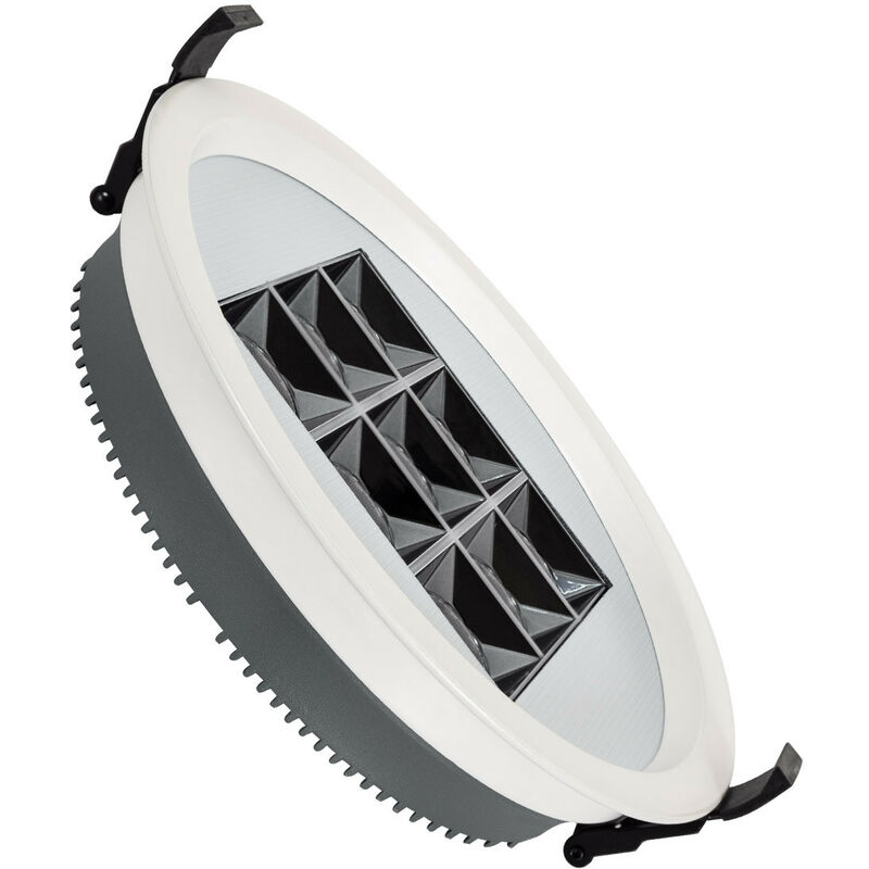 Foco Downlight LED 30W Circular (UGR17) Blanco Corte Ø 205 mm Blanco Neutro 4000K - Blanco Neutro 4000K
Foco Downlight LED 30W Circular (UGR17) Blanco Corte Ø 205 mm Blanco Neutro 4000K - Blanco Neutro 4000K